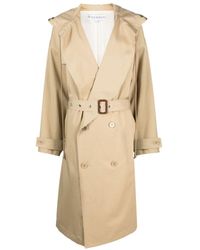 JW Anderson - Hooded Double-Breasted Trench Coat - Lyst