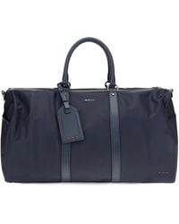 Kiton - Leather Trim Travel Duffle Bag - Lyst