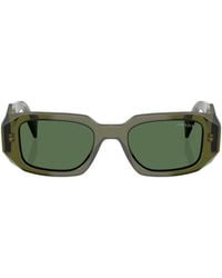 Prada - Eyewear Rectangular Frame Sunglasses - Lyst