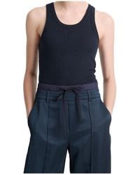 Vince - Ribbed Tank Top - Lyst