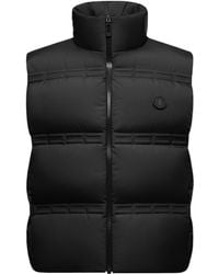 Moncler - X Asap Rocky Logo Patch Zip-Up Gilet - Lyst
