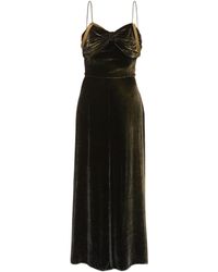 Maison Margiela - Spaghetti Strap Velvet Dress - Lyst