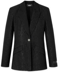 Versace - Pattern-Jacquard Single-Breasted Blazer - Lyst