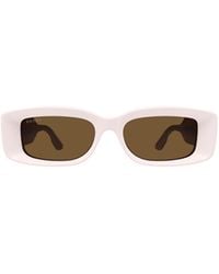 Gucci - Eyewear Rectangular Frame Sunglases - Lyst