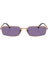 Prada - Eyewear Rectangle Frame Sunglasses - Lyst