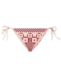 Fendi - Patchwork Print Bikini Bottoms - Lyst