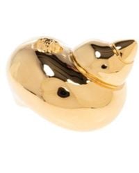 Versace - Shell Motif Ring - Lyst