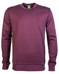 BOSS - Embroidered Logo Pullover - Lyst