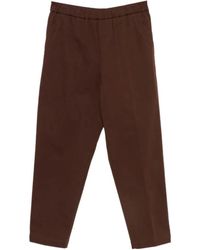 Fabiana Filippi - Elasticated-Waistband Tapered Trousers - Lyst