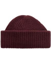 Yves Salomon - Ribbed Wool And Cashmere-Blend Beanie - Lyst