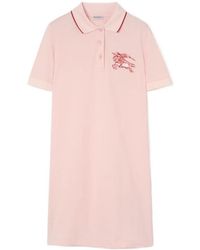 Burberry - Heart Knight Cotton Polo Shirt Dress - Lyst