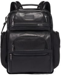 Tumi - Brief Pack Leather Multi-Pocket Backpack - Lyst