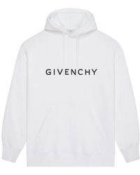 Givenchy - Logo Printed Drawstring Hoodie - Lyst