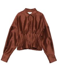 ShuShu/Tong - Pleated Shirt - Lyst