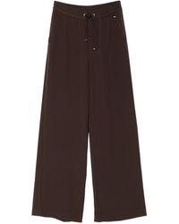 Herno - Drawstring Wide-Leg Casual Pants - Lyst