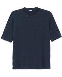 Malo - Short-Sleeve Crew-Neck Knitted Top - Lyst