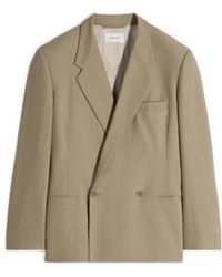 Lemaire - Oversized Double-Breasted Blazer - Lyst