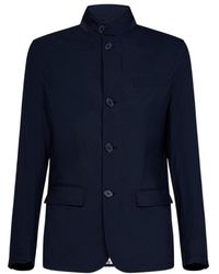 Herno - Single-Breasted Buttoned Blazer - Lyst