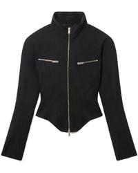 Stella McCartney - Fitted-Waist Zip-Up Jacket - Lyst