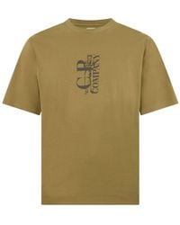 C.P. Company - Logo Print T-Shirt - Lyst