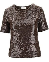 P.A.R.O.S.H. - P.A.R.O..H. Full Sequins Blouse - Lyst