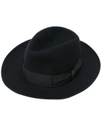 Borsalino - Tonal Band Fedora Hat - Lyst