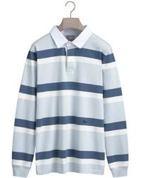 Dior - Homme Striped Long Sleeve Polo Shirt - Lyst
