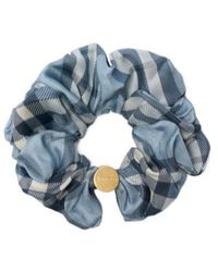 Burberry - Check Elasticated Scrunchie - Lyst