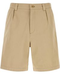 A.P.C. - Straight Hem Pleated Shorts - Lyst