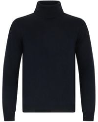 Roberto Collina - Ribbed Turtleneck Knitted Sweater - Lyst