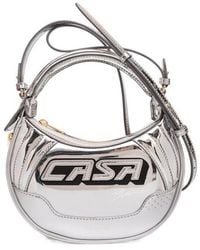 CASABLANCA - Biker Logo Shoulder Bag - Lyst
