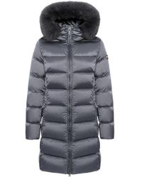 Colmar - Long Down Jacket With Faux Fur - Lyst
