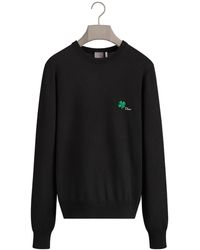 Dior - Sweater With Clover Embroidery - Lyst