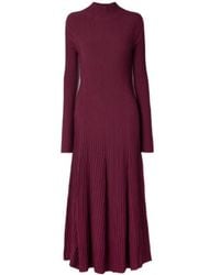 Adam Lippes - Ribbed-Knit Midi Dress - Lyst