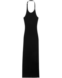 Courreges - Courrèges Holistic Buckle Rib Knit Long Dress - Lyst
