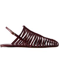 Dries Van Noten - Leather Braided Ballet Flats - Lyst