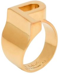 Chloé - Simple Metal Ring - Lyst