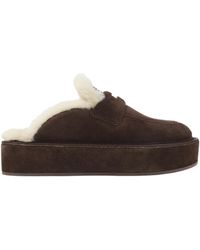 Miu Miu - Round-Toe Mules - Lyst