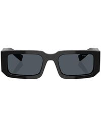 Prada - Eyewear Rectangular Frame Sunglasses - Lyst