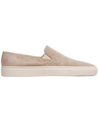 Common Projects - 'Minimal' Slip On Low Profile Suede - Lyst