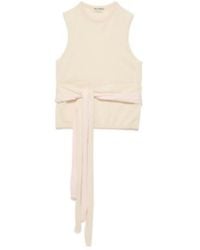JW Anderson - Jw Anderson Waist Tie Tank Top - Lyst