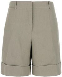 Jil Sander - Linen Shorts - Lyst
