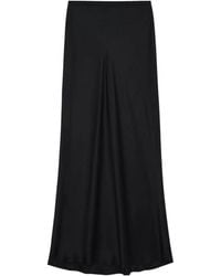 Anine Bing - Bar Silk Maxi Skirt - Lyst