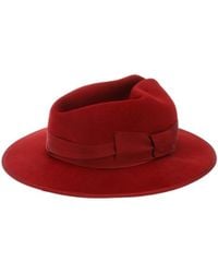 Gucci - Bright Woolen Wide-Brim Fedora - Lyst