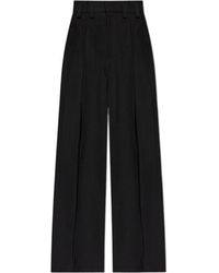 Jil Sander - Pleat-Detail Wide-Leg Trousers - Lyst