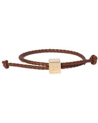 Miu Miu - Brandy Braided Cube Bracelet - Lyst