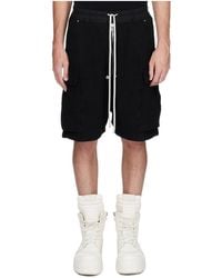 Rick Owens - Cargobela Drawstring Cargo Shorts - Lyst