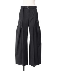 Sacai - Belted Mcargo Pockets - Lyst
