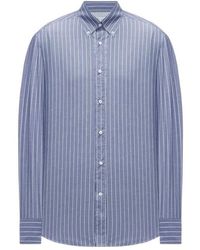 Brunello Cucinelli - Long-Sleeved Shirt - Lyst