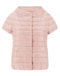 Herno - Short-Sleeve Quilted Jacket - Lyst